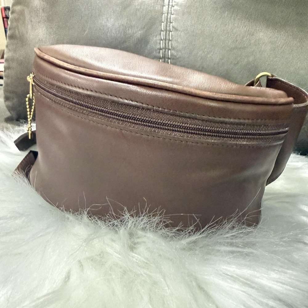 Coach‎ Vintage Canteen Waist Fanny Pack Brown  Smooth Leather Belt Bag